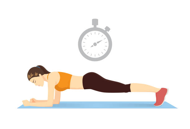 Women doing planks